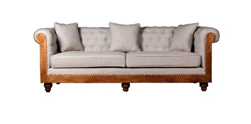 SOFA MANGO ALGODON 225X87X79 3 COJINES MB213709