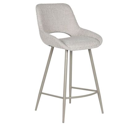 METAL POLYESTER STOOL 49X55X100 BEIGE LOOP MB213099