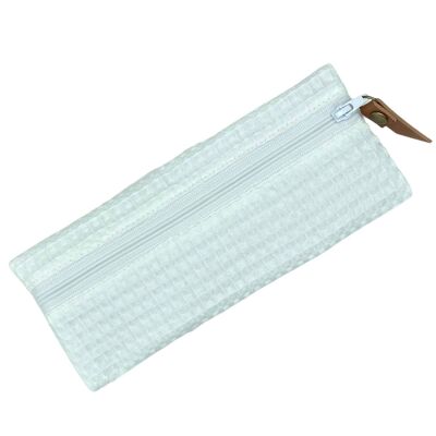 Trousse universelle, "Nid d'abeille" blanc