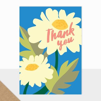 Bloom Collection - Thank You Card - Thanks - Daisy