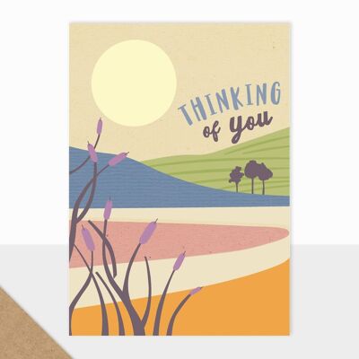 Bloom Collection - Thinking of You - Sympathy Card - With Love