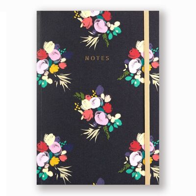 Cuaderno Floral Oscuro - Cuaderno Floral Oscuro