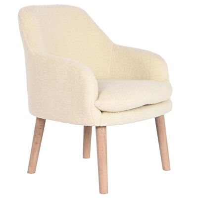 HEVEA / RUBBERWOOD POLYESTER ARMCHAIR 61X68X78 MB211198