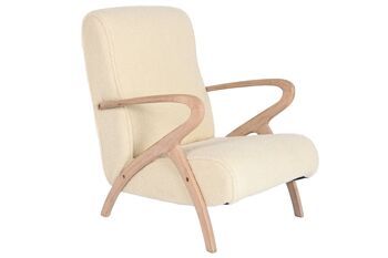 FAUTEUIL POLYESTER HEVEA / HÉVÉA 68X70X85 MB211196 1