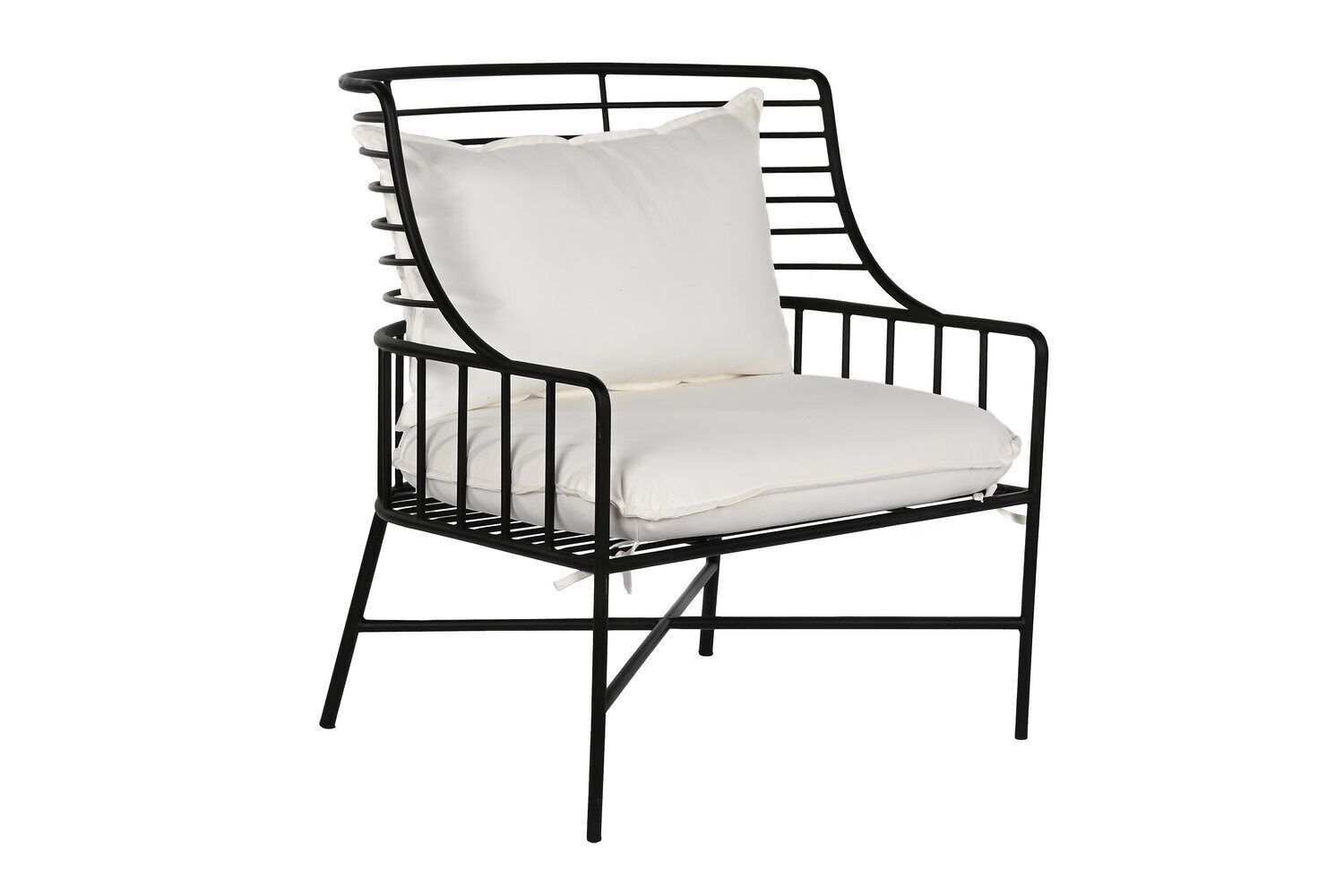 POLTRONA METALLO POLIESTERE 70X60X80 NERO MB209864