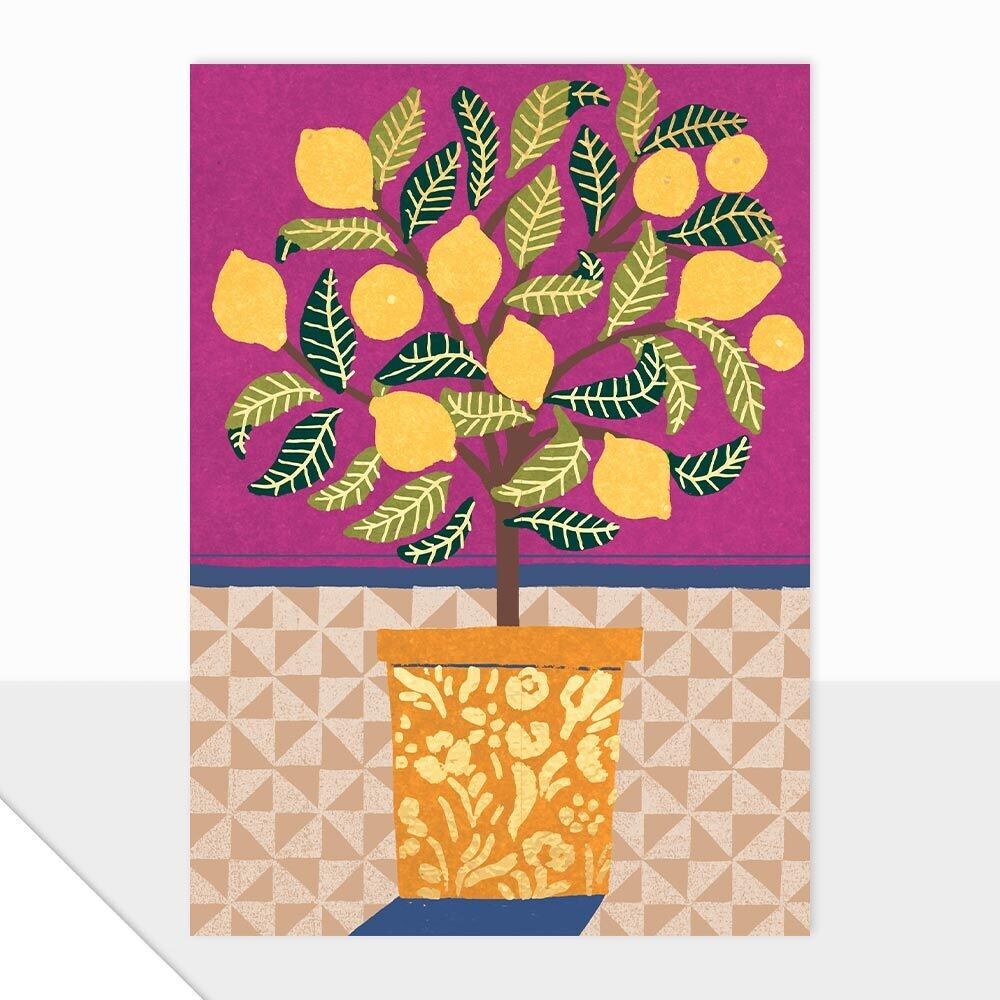 Blank Card - Spectrum Collection - Lemon Tree