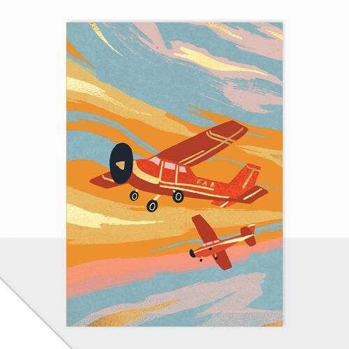 Blank Card - Spectrum Collection - Aeroplanes