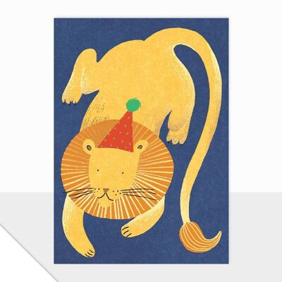 Blank Card - Spectrum Collection - Party Lion
