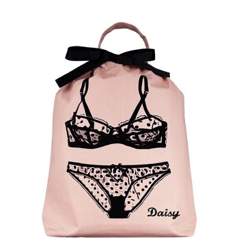 Sac de voyage Polkadot Lingerie, rose/blush 2