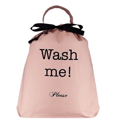Wash Me, Laundry Bag, Pink/Blush