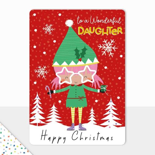 Christmas Card - Goodies Collection - Wonderful Daughter