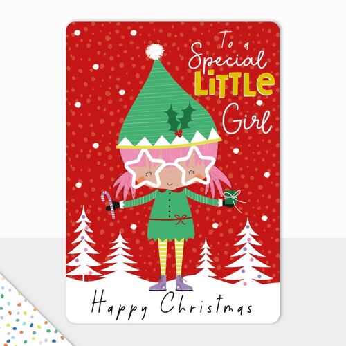 Christmas Card - Goodies Collection - Little Girl