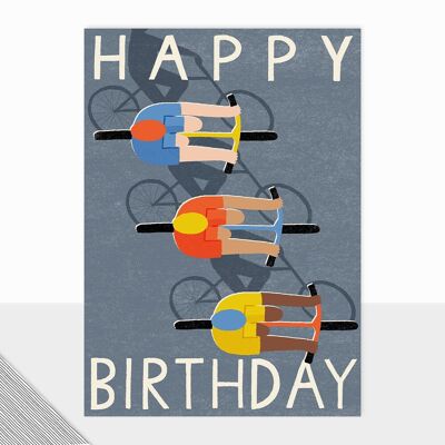Honcho Collection - Happy Birthday-Karte - Fahrradtour - Zeitgenössisch für Herren - Maskulin