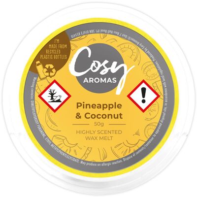 Piña y coco (50 g de cera derretida)