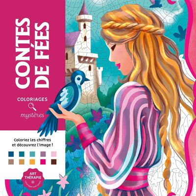 LIVRE DE COLORIAGES - Coloriages mystères - Contes de fées