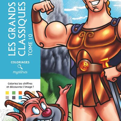 LIBRO PARA COLOREAR - Disney Mystery Coloring Pages - Los Grandes Clásicos Volumen 10