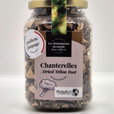 Chanterelles jaunes de FRANCE séchées 40g