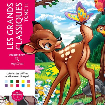 LIBRO PARA COLOREAR - Disney Mystery Coloring Pages - Los Grandes Clásicos Volumen 11