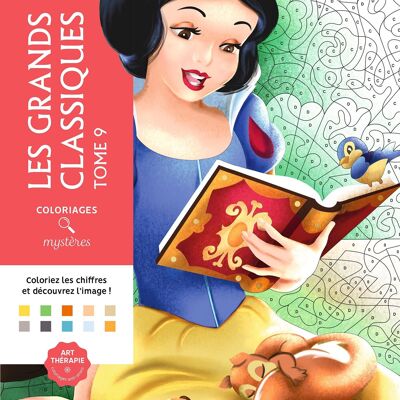 LIBRO PARA COLOREAR - Disney Mystery Coloring Pages - Los Grandes Clásicos Volumen 9