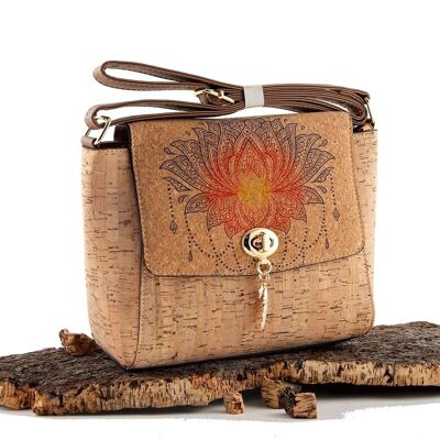 [ CH54-5 ] Natural cork lady bag with adjustable long strap