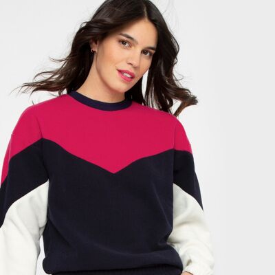 Fuchsia French Disorder Joan polar fleece sweaters for women