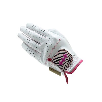 Handschuhe aus Cabretta-Leder, Modell „Animal Print“.