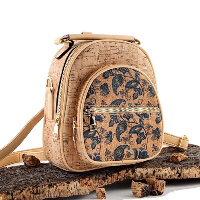 [ CH33-2 ] Natural cork backpack + crossbody bag