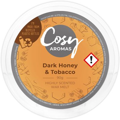 Miele fondente e tabacco (90 g di cera fusa)