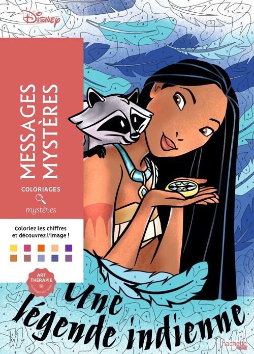 LIVRE DE COLORIAGES - Coloriages mystères Disney - Messages mystères