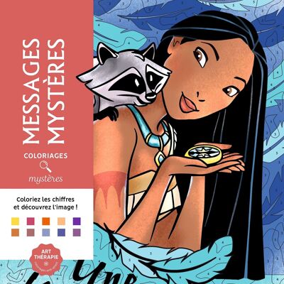 LIBRO PARA COLOREAR - Páginas para colorear misteriosas de Disney - Mensajes misteriosos