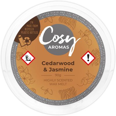 Cedarwood & Jasmine (90g Wax Melt)