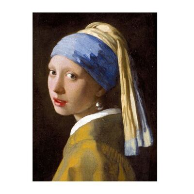 Softcover art sketchbook, Girl with the Pearl, Vermeer