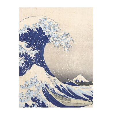 Softcover-Kunstskizzenbuch, Hokusai, Die große Welle