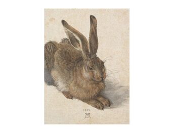 Carnet de croquis à couverture souple, Dürer, Lièvre 1