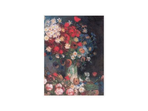 Softcover art sketchbook, Still Life with Field Flowers and Roses, Van Gogh