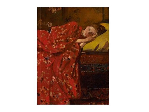 Softcover art sketchbook, Breitner, Girl in red kimono