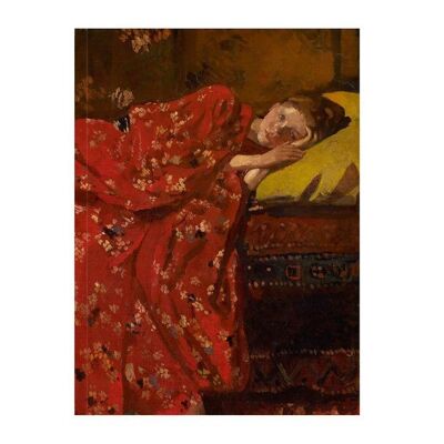 Carnet de croquis d'art à couverture souple, Breitner, Fille en kimono rouge