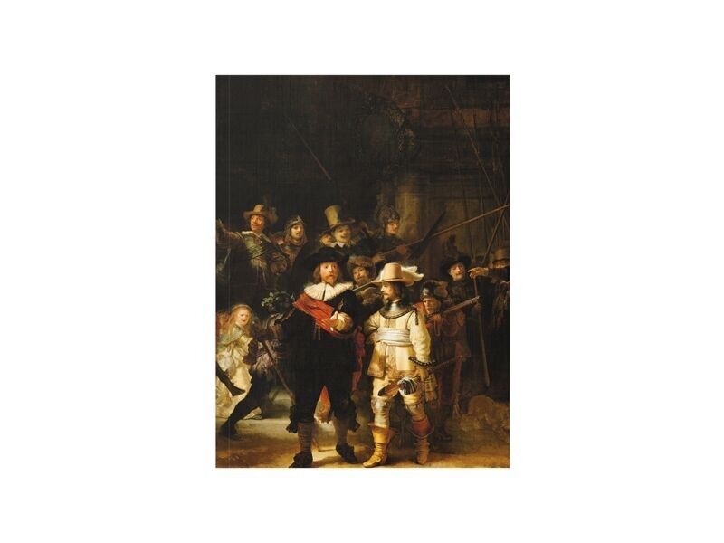 Softcover-Kunstskizzenbuch, Nachtwache, Rembrandt