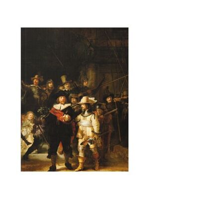 Cuaderno de bocetos de arte de tapa blanda, La Ronda de Noche, Rembrandt