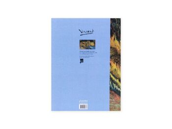 Carnet de croquis à couverture souple, Quatre tournesols en graines, Vincent van Gogh 2