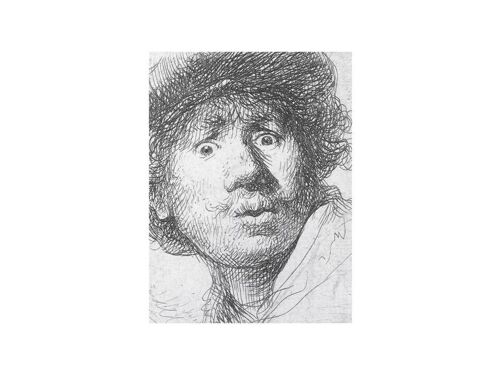 Softcover art sketchbook, Rembrandt, Curious Face