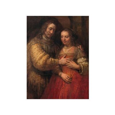 Carnet de croquis d'art à couverture souple, Mariée juive, Rembrandt