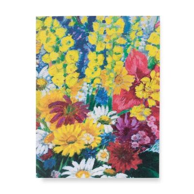 Softcover-Kunstskizzenbuch, Charley Toorop, Vase mit Blumen vor der Wand