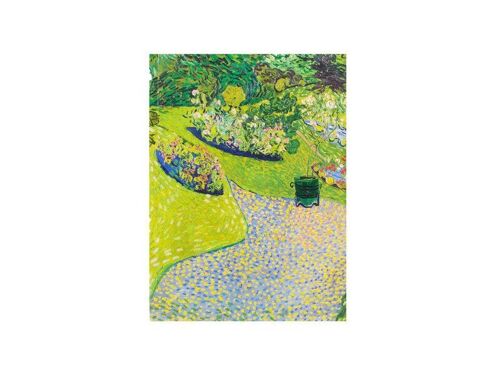 Softcover art sketchbook, Garden in Auvers, Vincent van Gogh