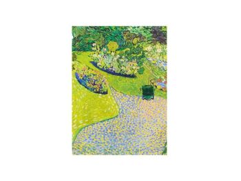Carnet de croquis d'art à couverture souple, Jardin à Auvers, Vincent van Gogh 1