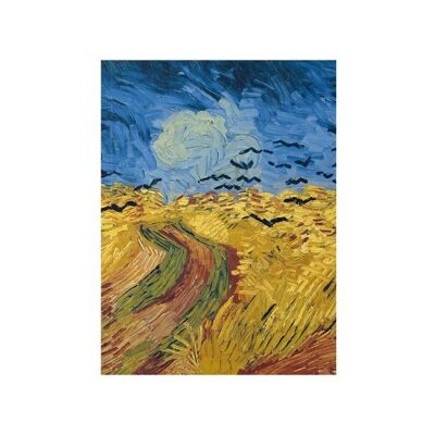 Softcover art sketchbook,  Vincent van Gogh, Wheatfield with crows, Auvers-sur-Oise