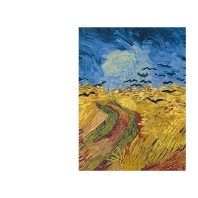 Quaderno da disegno con copertina morbida, Vincent van Gogh, Campo di grano con corvi, Auvers-sur-Oise