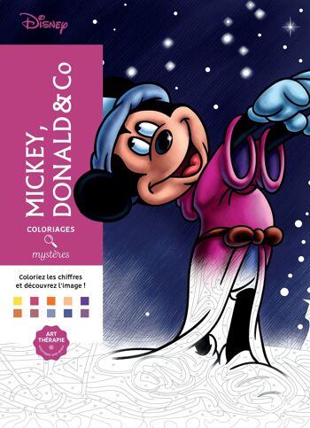 LIVRE DE COLORIAGES - Coloriages mystères Disney - Mickey, Donald & Co 1