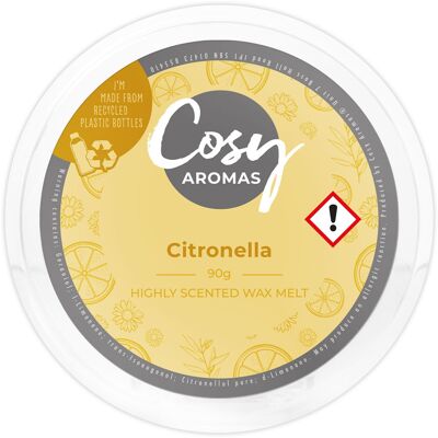 Citronela (90 g de cera derretida)