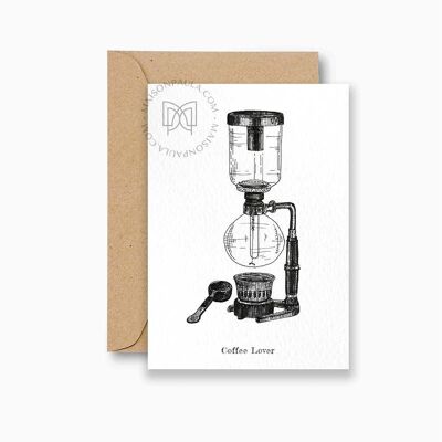 Postkarte Cafetière Siphon